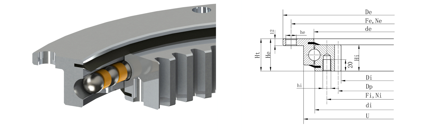 法蘭式轉盤軸承的特點及用途是什么？在安裝過程中有哪些問題？